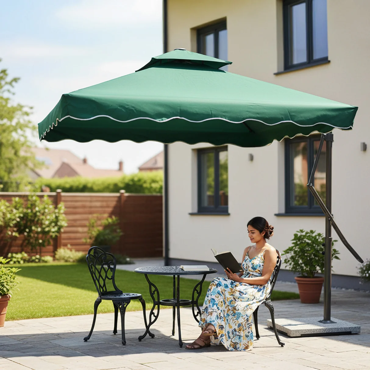 90kg granite parasol base